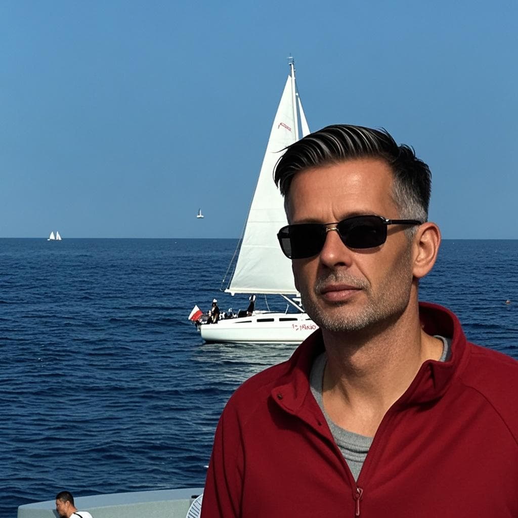 Portrait of Piotr Maksymiuk, author of this site