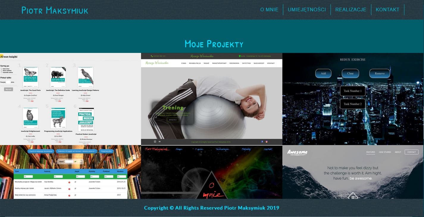 Screenshot of Floydian Portfolio project - slide 2
