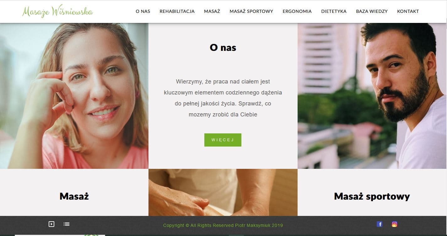 Screenshot of Physioterapy project - slide 3