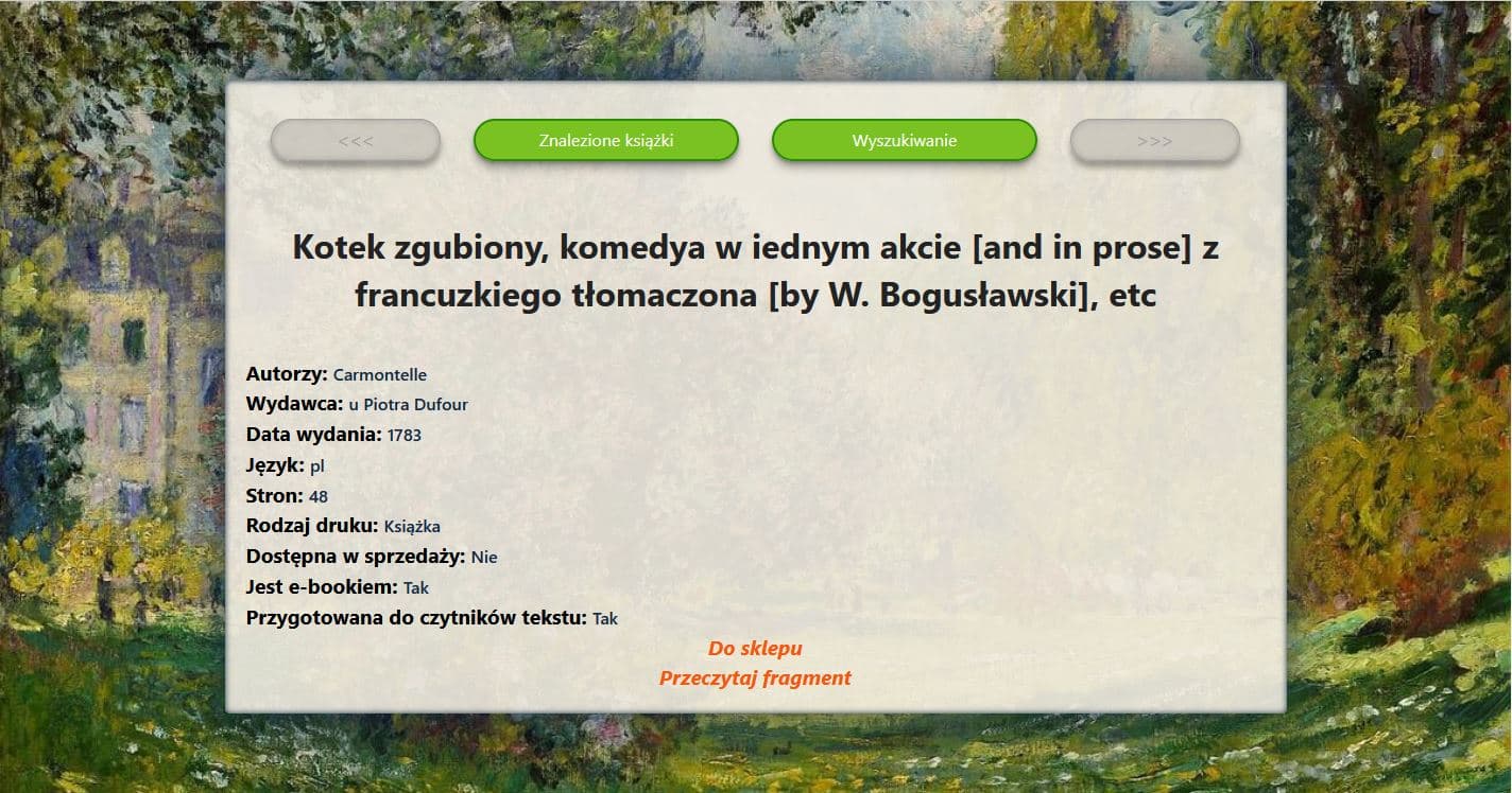 Screenshot of Google Books Finder project - slide 2