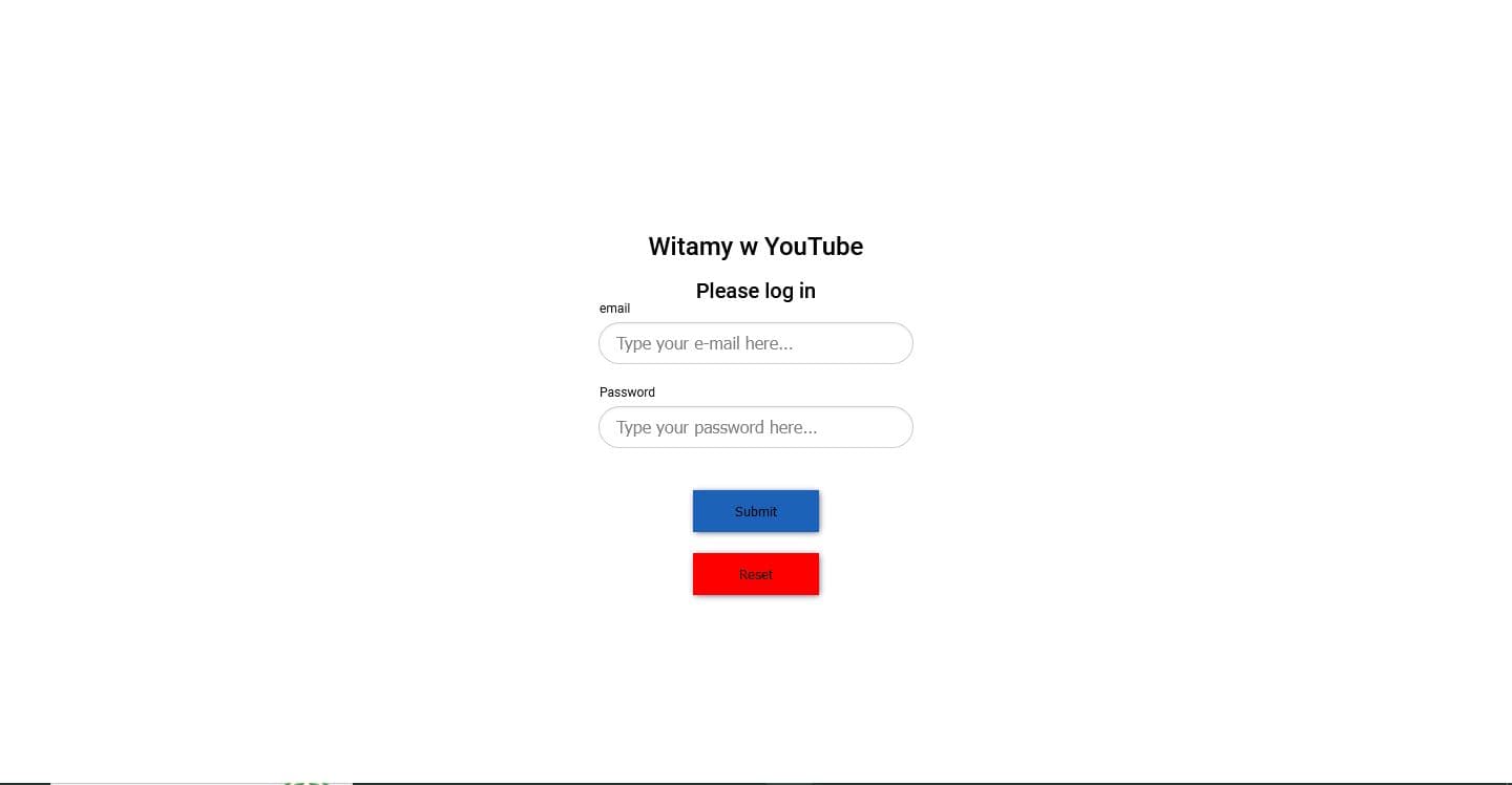 Screenshot of YouTube Player project - slide 2